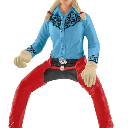 Schleich Farm World - 7Pc Cowgirl Barrel Racing Fun - Kids Ages 3+ | 42576