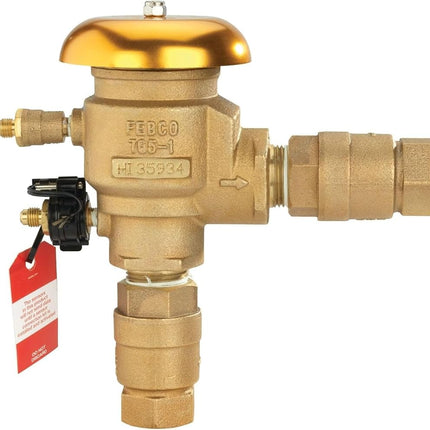 Febco T765EBV Backflow Preventer with Quarter Turn Shutoff with Smart Enabled Ready, 1 Inch