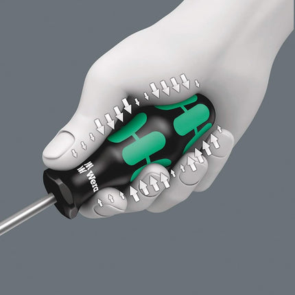 Wera Kraftform Plus 395 HO 3/8" Professional Nutdriver, 3 5/32" Shaft Length