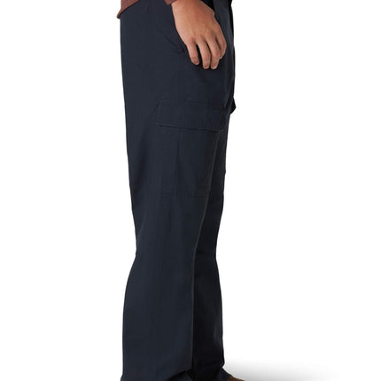 Wrangler Authentics Men's Relaxed Fit Stretch Cargo Pant Casual, Navy, 50W x 32L
