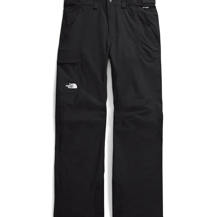 The North Face Men's Freedom Pant - Waterproof, Non-Insulated Snow Pants for Ski & Snowboard, Cargo Pockets, Ankle Gaiters, TNF Black-NPF, XX-Small Short