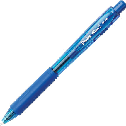Pentel WOW! Retractable Ballpoint Pens, Medium Lin