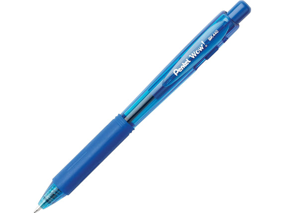 Pentel WOW! Retractable Ballpoint Pens, Medium Lin