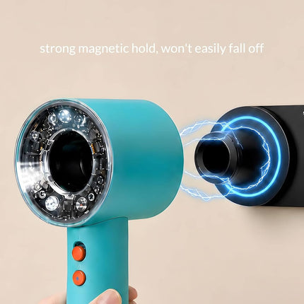 Magnetic Hair Dryer Holder Wall Mount for Most High Speed Blow Dryer