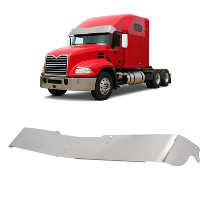 ALMULOO Roof Sunvisor Compatible with Mack CH, CX, Granite, Vision, Without Roof Fairing, Drop Sun Visor 304 Stainless Steel Silvery
