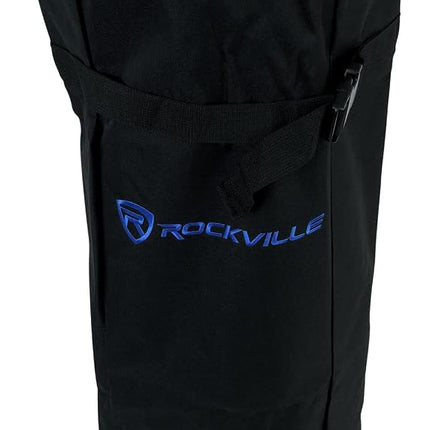 Rockville CART-Stand-Bag 600D Polyester Tripod/Mic/Speaker Stand Bag, Rain-Resistant, Quick-Release Buckle, Spacious Design, for DJs and Musicians