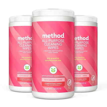 Method All-purpose Cleaning Wipes, Pink Grapefruit