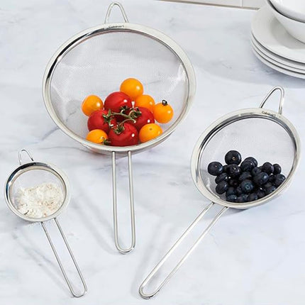Cuisinart Set of 3 Fine Mesh Stainless Steel Strainers, CTG-00-3MS