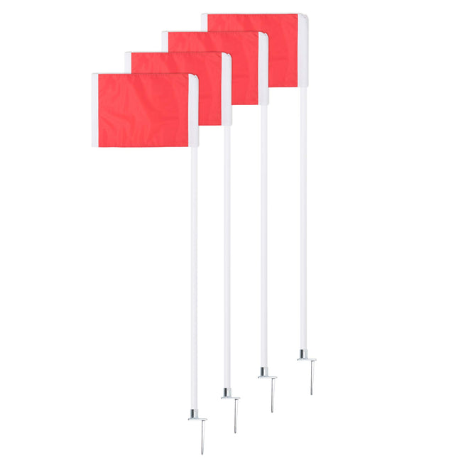 Champion Sports SCF20 Soccer Corner Flag Set with 