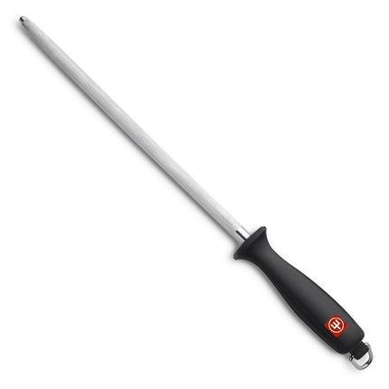 WÜSTHOF 10" Sharpening Steel,Black