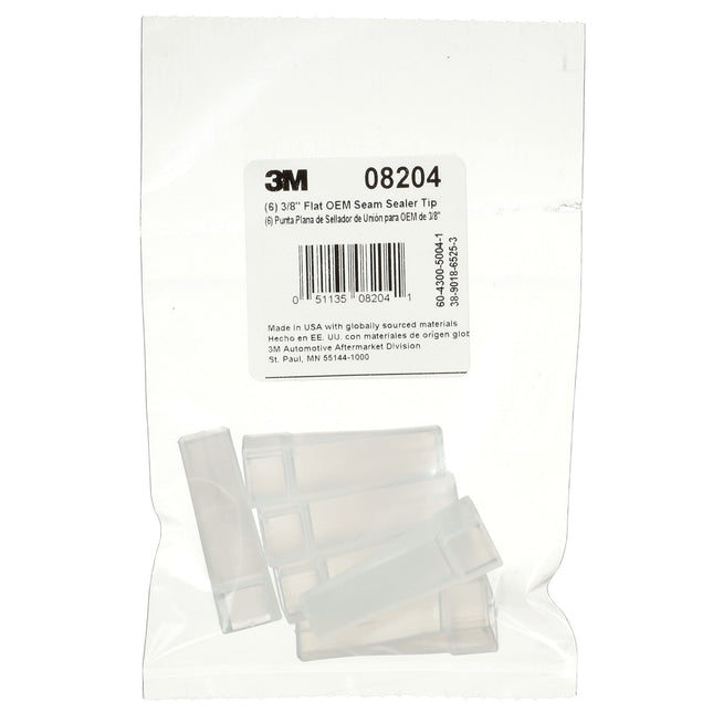3M 08204 3/8" Flat OEM Seam Sealer Tip