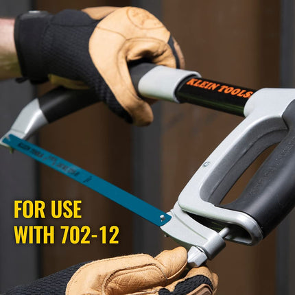 Klein Tools 1232BI Hacksaw Blades, Bi-Metal Replacement Blades 32 TPI, 12-Inch, 100-Pack