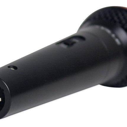 Rockville RMIC-SR Dynamic Handheld Microphone, 600 Ohms +/-30%, 72dB Sensitivity, M-56 Cartridge, Metal Body, OFC Copper Cables & Case, for DJ, Vocal, Karaoke