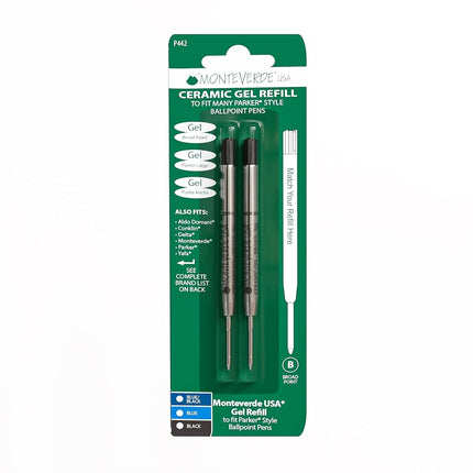 Monteverde Broad Point Capless Ceramic Gel Refill 