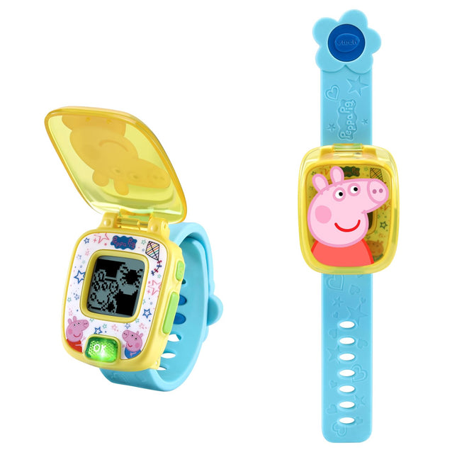 Montre éducative Peppa Pig VTech, bleue