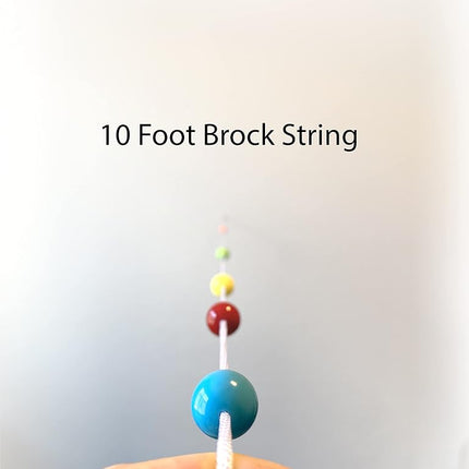 Brock String 10 Foot Vision Convergence Training Tool - Train Vision, Improve Strength & Athletic Performance, and More!
