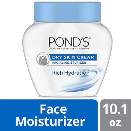 Pond's 10305211793046 Extra Rich Dry Skin Cream, Caring Classic, 10.1oz Volume
