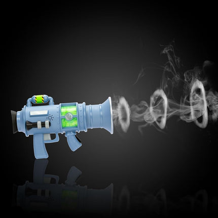 Despicable Me 4 The Ultimate Fart Blaster; Blasts out REAL Fart Rings of fog; Plays 15 Different Fart Sounds Lights Up and Emits Smells; It Includes 2 Different Scented Fart Formulas