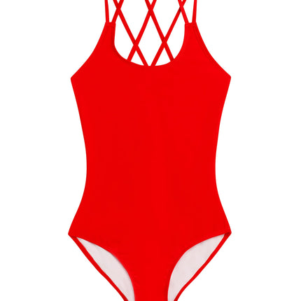 Kanu Surf Girls' Reese UPF 50 Beach Sport Criss-Cr