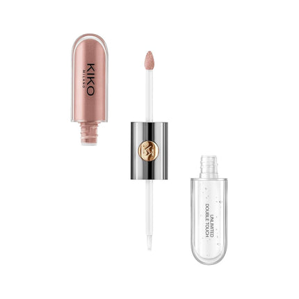 KIKO Milano Unlimited Double Touch 130 | Liquid Lipstick With A Bright Finish In A Two-Step Application. Lasts Up To 12 Hours. No-Transfer Base Colour