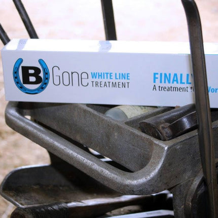 B Gone White Line Treatment - Official Store, for Equestrians, Horses with Whiteline Disease, Seedy Toe, Horse Care, White Line Prevention, Easy Apply Bottle