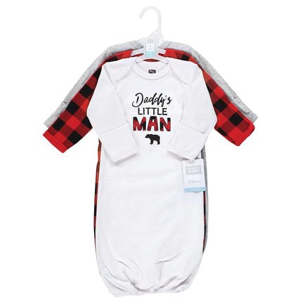 Hudson Baby Baby-Girls Cotton Gowns, Leopard Mamas Mini, Preemie-Newborn