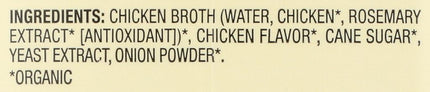 Pacific Natural Foods 32183 Pacific Natural Chicken Low Sodium Broth - 12x32 Oz