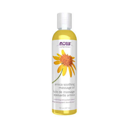 NOW Arnica Warming Relief Massage Oil,8-Ounce