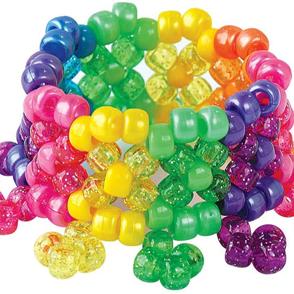Beadery B6262 The Sparkles Pony Bead Box - Approximately 2300 Beads