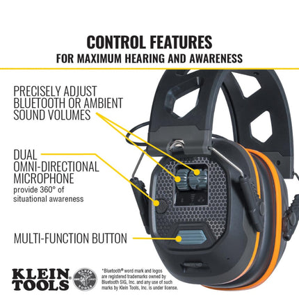 Situational Awareness Bluetooth Earmuffs
