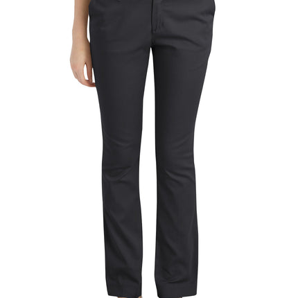 Dickies Juniors Slim Straight Stretch Pant, Black,