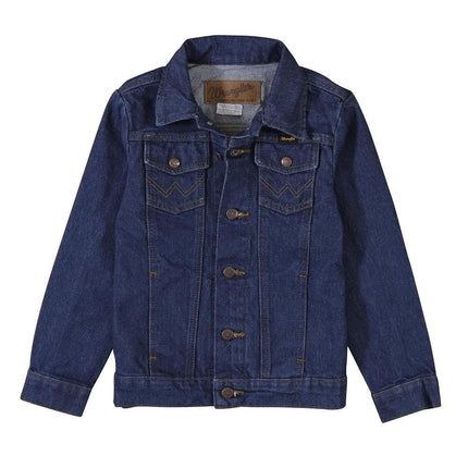 Chaqueta vaquera occidental Wrangler para niños, prelavado, S
