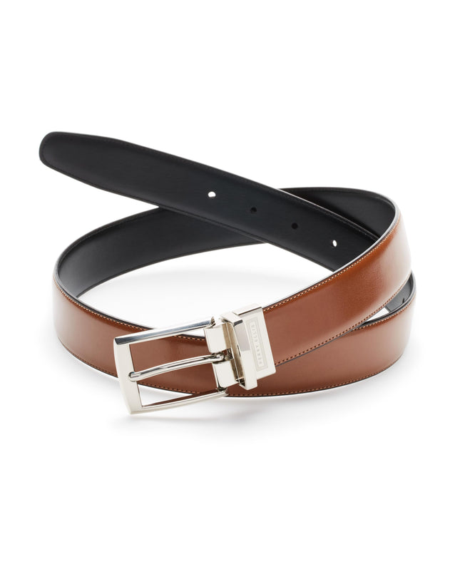 Perry Ellis Men's Amigo Reversible Belt, Luggage B