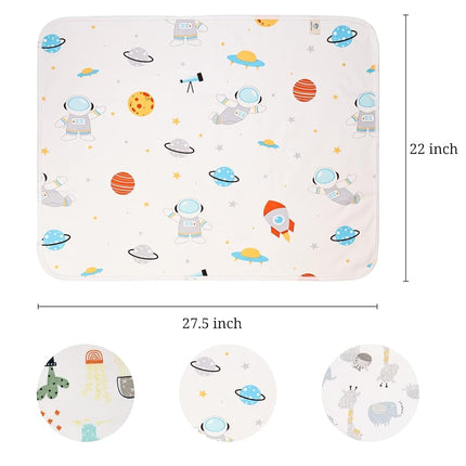 Baby Diaper Changing Pad 22"X27.5" 3 Packs Portable Reusable