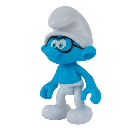 Smurfs VS Gargamel 6 Figure Multipack - 2-Inch Smurfette, Papa, Brainy, Baby, Azrael, 3-Inch Gargamel - Authentic Details