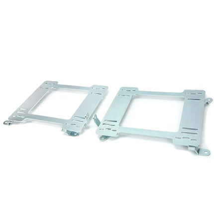 ALMULOO Seat Mount Bracket Compatible with 1992-1999 BMW 3 Series E36 Coupe Replacement Driver and Passager Side Steel Zinc-Plated Silvery