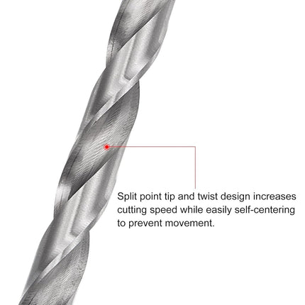 uxcell 15mm Twist Drill Bits, High-Speed Steel Straight Shank Extra Long Drill Bit 300mm Length for Wood Plastic Aluminum
