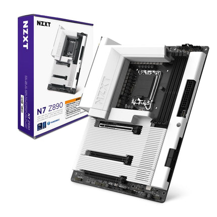 NZXT N7 Z890 - Intel Z890 LGA 1851 ATX Motherboard - White