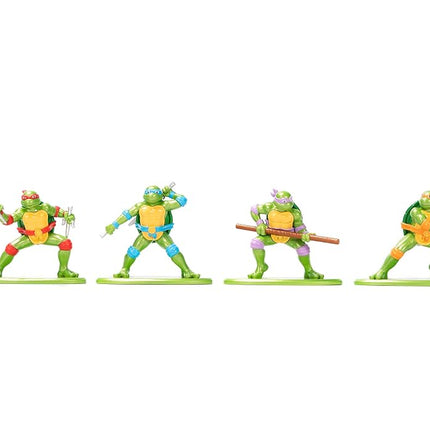 Teenage Mutant Ninja Turtles Turtle Lair Nano Scene w/ 1.65" Die-Cast Collectible Figures, Toys for Kids and Adults