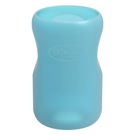 Dr. Brown's Wide Neck Glass Bottle Sleeve, Blue, 9