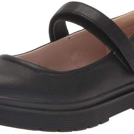 The Children's Place Girls Closed Toe Maryjane Flats, Black, 12 Little Kid