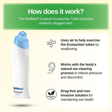 NeilMed Eustachi-Eustachian Tube Exercise-Pop Blocked Ears Safely. Helps Relieve Ear Pressure