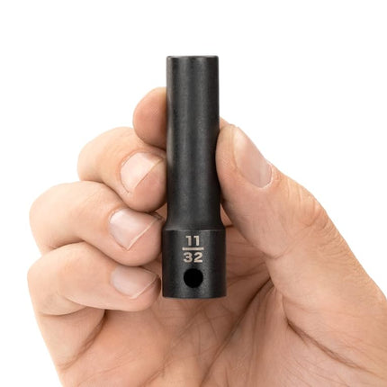 TEKTON 3/8 Inch Drive x 11/32 Inch Deep 12-Point Impact Socket | SID13209