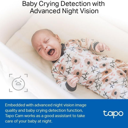 Tapo RIIMUHIR TP-Link Smart Home Security WiFi Camera, Records in 1080p (Full HD) | Up to 30 ft Night Vision | Up to 128 GB microSD Card Slot | Works w/Alexa and Google C100