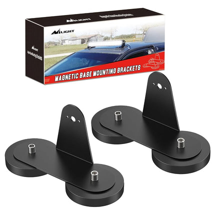 Nilight 2PCS Magnetic Base LED Light Bar Mounting 