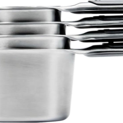 Tasses à mesurer en acier inoxydable OXO Good Grips 4 pièces avec attaches magnétiques