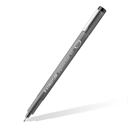 Staedtler 308 05-9 Fineliner Pigment liner - 0.5 mm, Black, Pack of 10