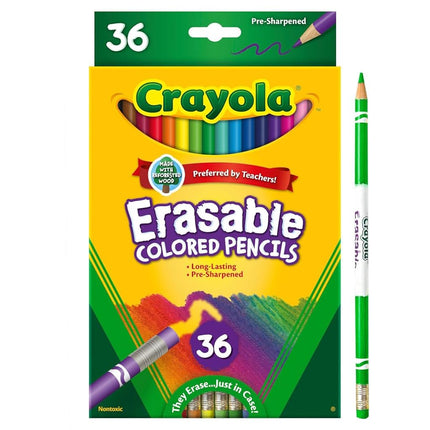 CRAYOLA Erasable Colored Pencils (36 Count)
