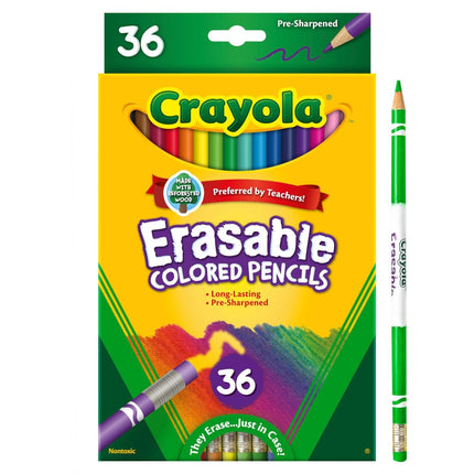 CRAYOLA Erasable Colored Pencils (36 Count)