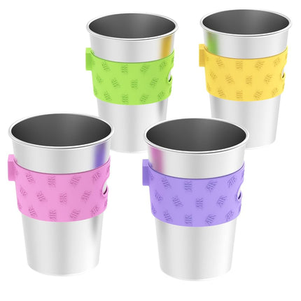 Rich&Ray Reusable Magnetic Fridge Cups 12 oz, 4 Pa
